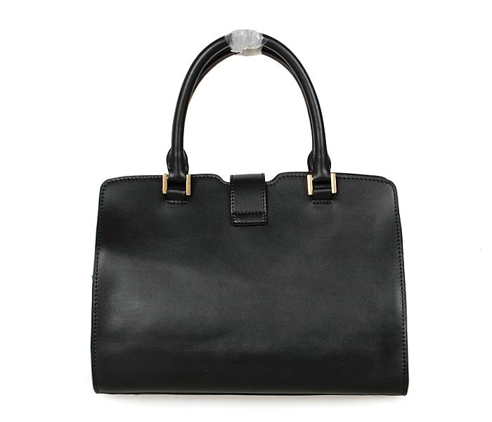 1:1 YSL small cabas chyc calfskin leather bag 8336 black - Click Image to Close
